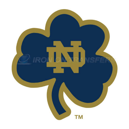 Notre Dame Fighting Irish Logo T-shirts Iron On Transfers N5717 - Click Image to Close